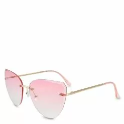 ALDO Pinkwing Rimless Cat Eye Sunglasses