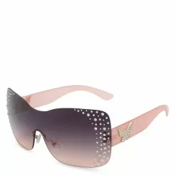 ALDO Adriali Embellished Rimless Sunglasses