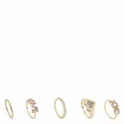 ALDO Lovcrew Multipack Heart Rings