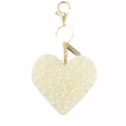 ALDO Myrlipearl Embellished Heart Keychain