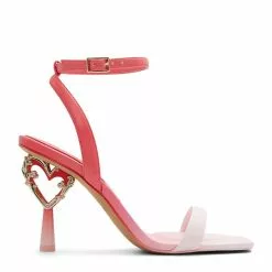 ALDO Lovethrone Ankle Strap Heart Heels