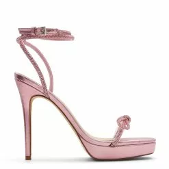 ALDO Domenica Ankle Strap Bow Heels