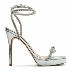 ALDO Domenica Ankle Strap Bow Heels