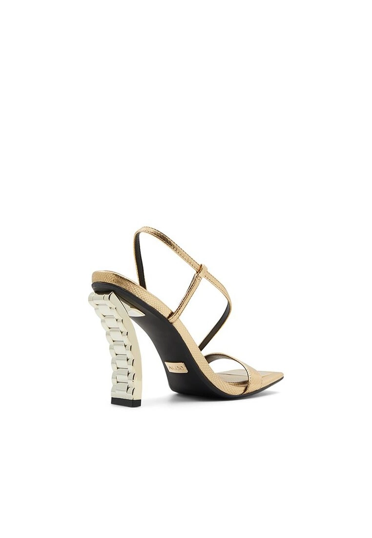 ALDO Vermeil Strappy Heels - Image 3