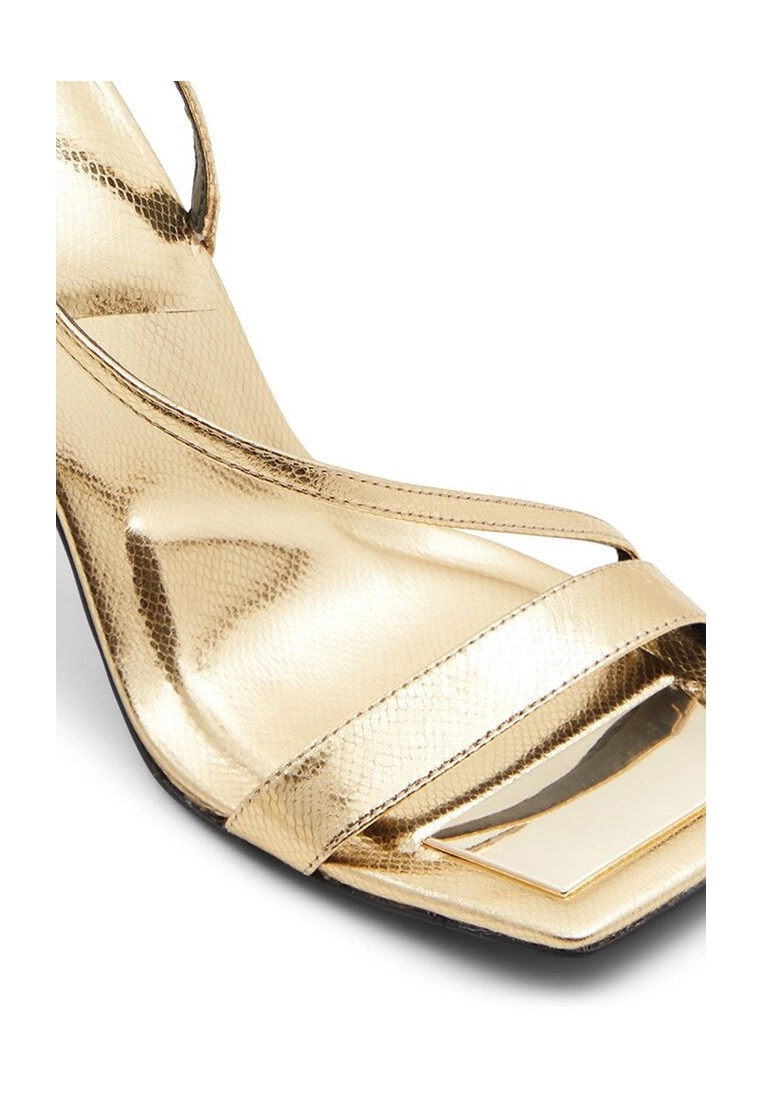 ALDO Vermeil Strappy Heels - Image 5