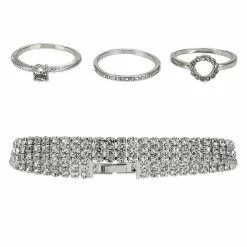 ALDO Boodarie Bracelet & Rings Set