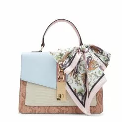 ALDO Wintercherry Top Handle Scarf Bag